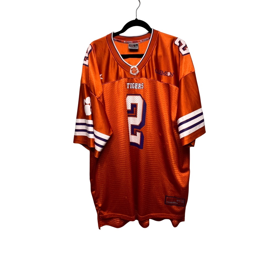 Colosseum Clemson Tigers Football Jersey Orange Mesh Men XXL Number 2
